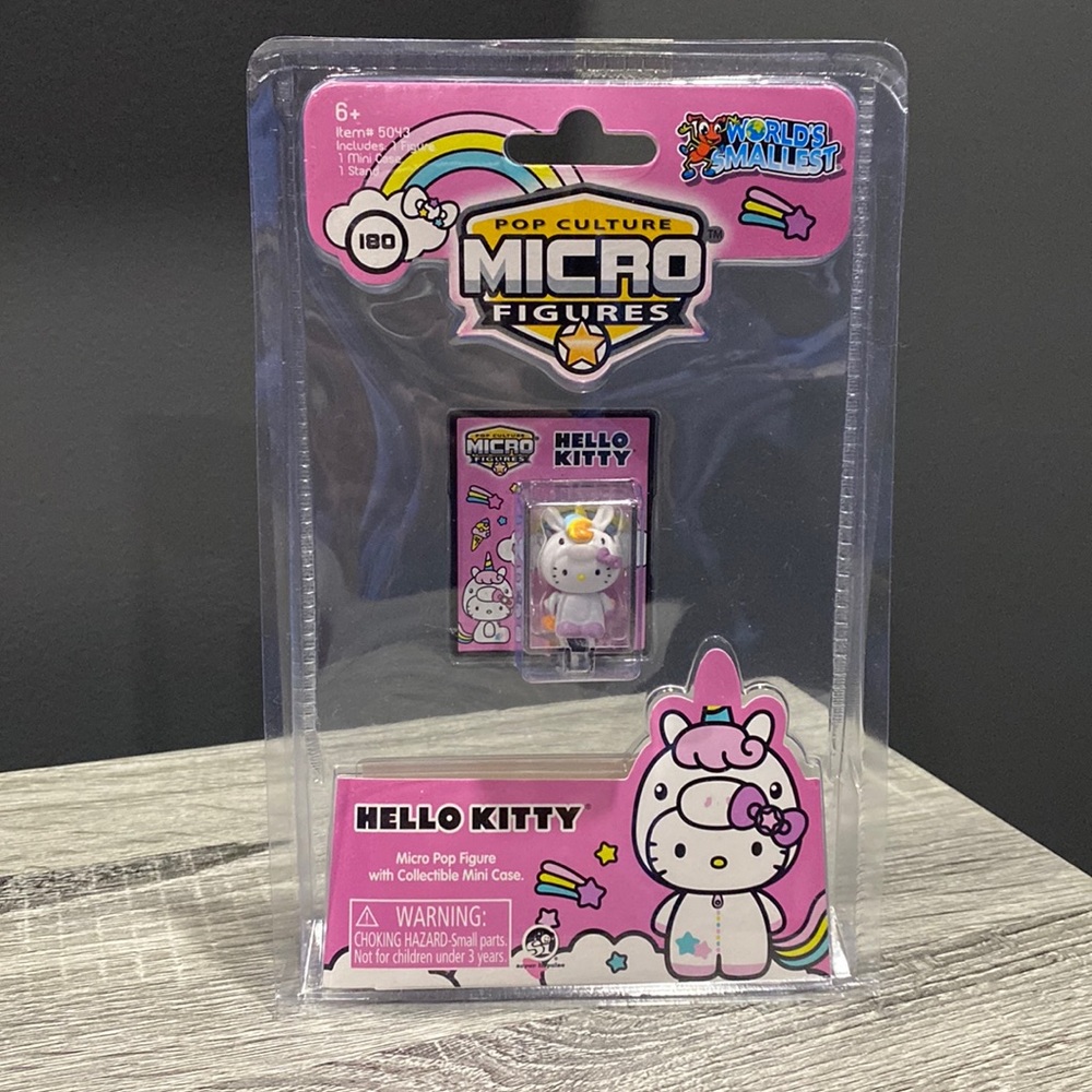 NEW: Pop Culture Micro Figures: Hello Kitty in Unicorn Costume - Mini Figure